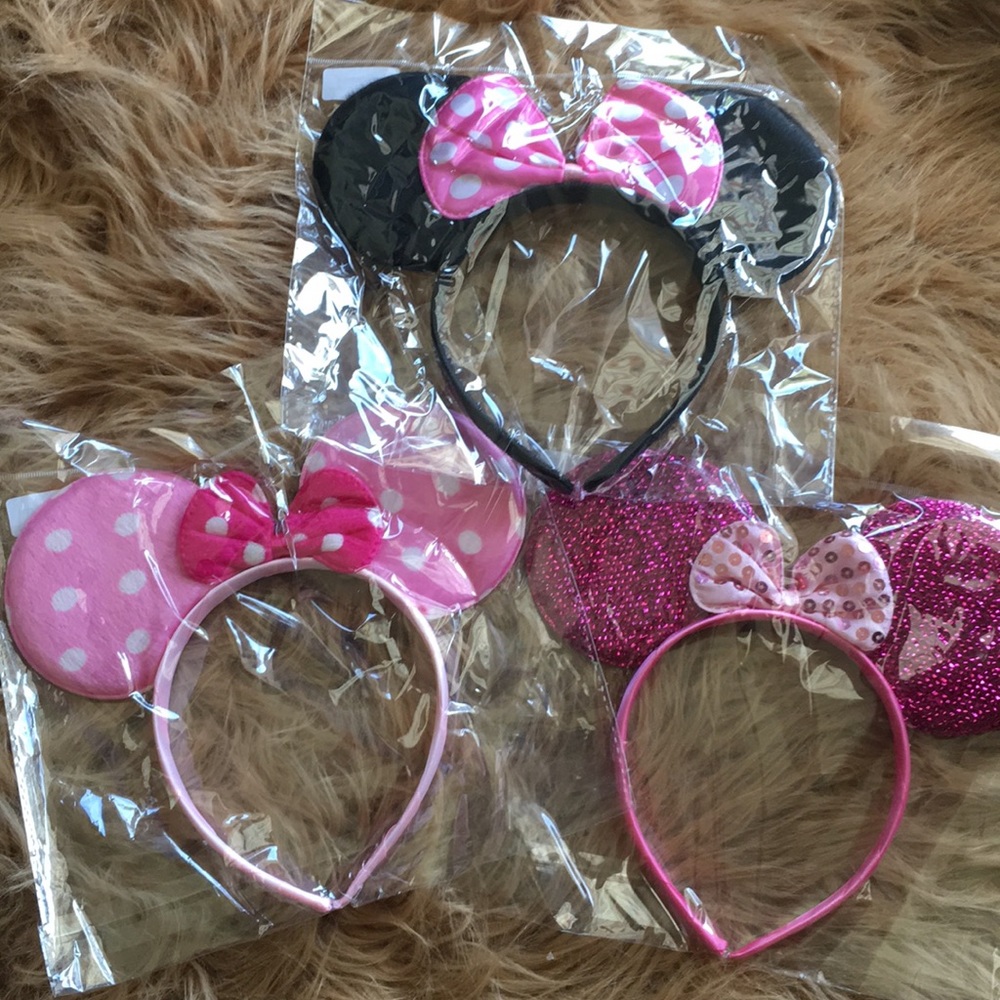 Disney Mickey ears Minnie ears pink